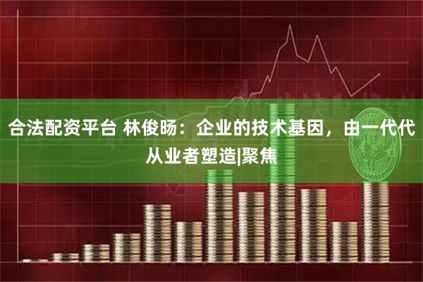合法配资平台 林俊旸：企业的技术基因，由一代代从业者塑造|聚焦